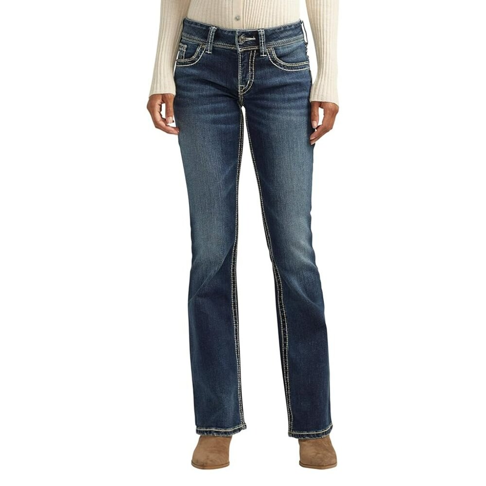 Silver Women's Blue Bootcut Jeans
